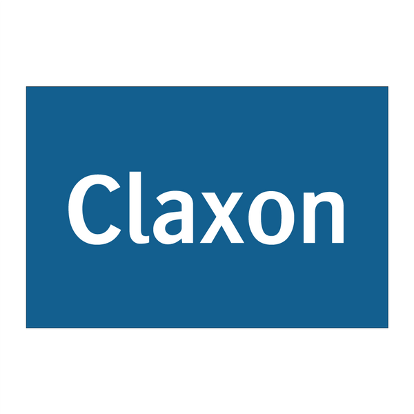 Claxon & Claxon & Claxon & Claxon & Claxon & Claxon & Claxon & Claxon & Claxon & Claxon & Claxon