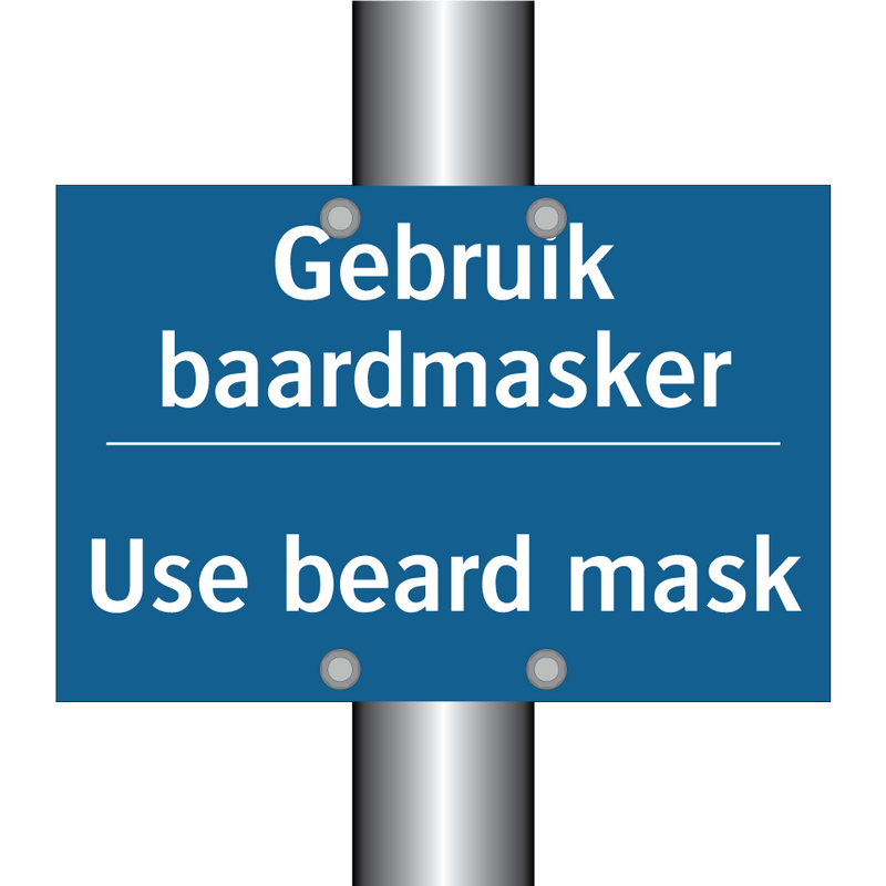 Gebruik baardmasker - Use beard mask & Gebruik baardmasker - Use beard mask