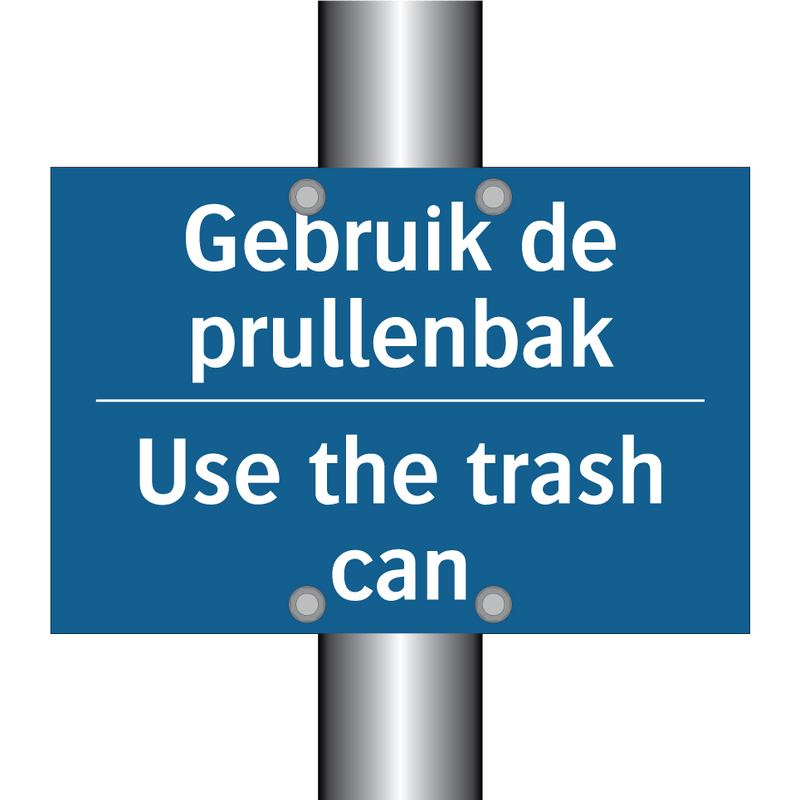 Gebruik de prullenbak - Use the trash can & Gebruik de prullenbak - Use the trash can