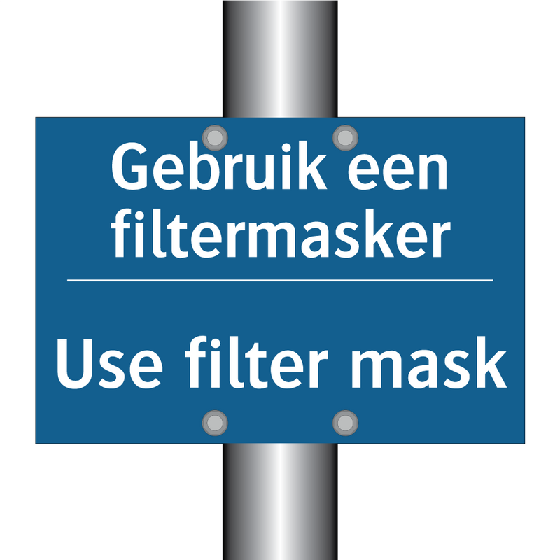 Gebruik een filtermasker - Use filter mask & Gebruik een filtermasker - Use filter mask