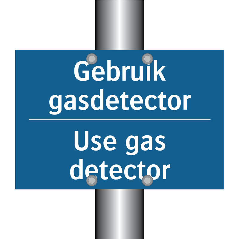 Gebruik gasdetector - Use gas detector & Gebruik gasdetector - Use gas detector