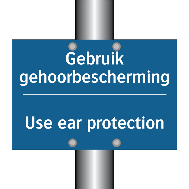 Gebruik gehoorbescherming - Use ear protection & Gebruik gehoorbescherming - Use ear protection