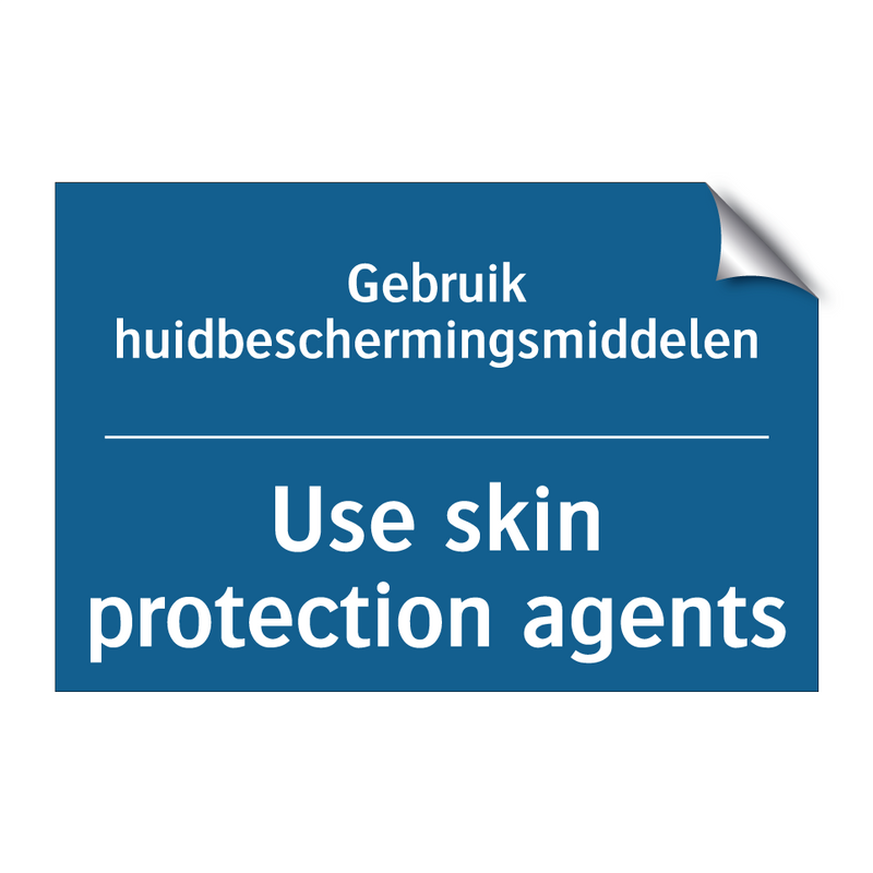 Gebruik huidbeschermingsmiddelen /.../ - Use skin protection agents