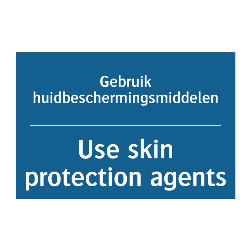 Gebruik huidbeschermingsmiddelen /.../ - Use skin protection agents