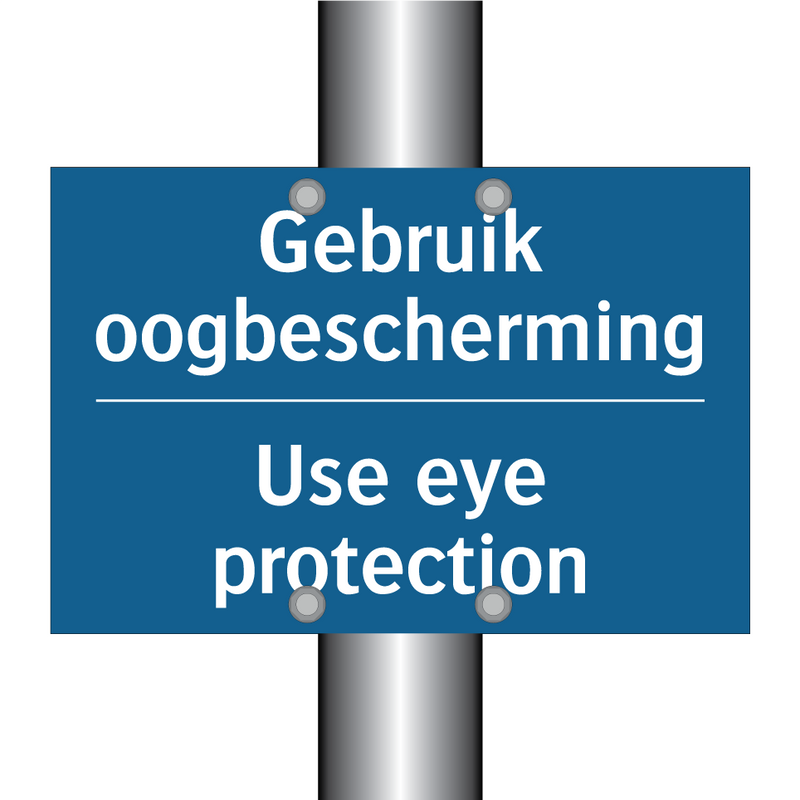 Gebruik oogbescherming - Use eye protection & Gebruik oogbescherming - Use eye protection