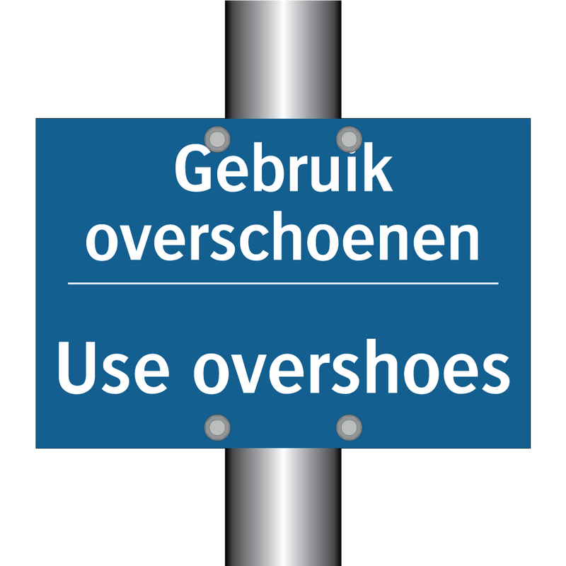 Gebruik overschoenen - Use overshoes & Gebruik overschoenen - Use overshoes