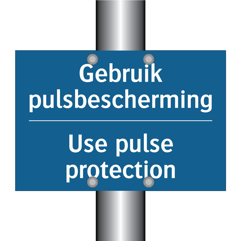 Gebruik pulsbescherming - Use pulse protection & Gebruik pulsbescherming - Use pulse protection