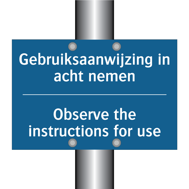 Gebruiksaanwijzing in acht nemen /.../ - Observe the instructions for use /.../