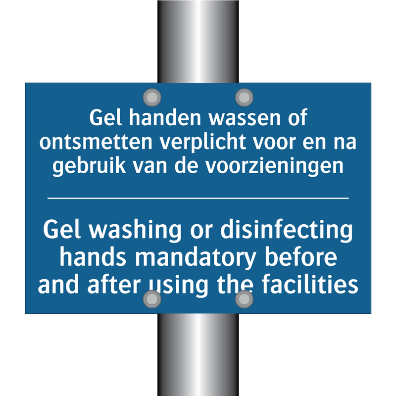 Gel handen wassen of ontsmetten /.../ - Gel washing or disinfecting hands /.../