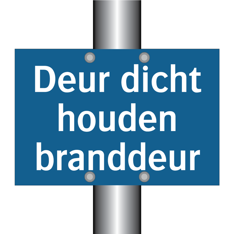 Deur dicht houden branddeur & Deur dicht houden branddeur & Deur dicht houden branddeur