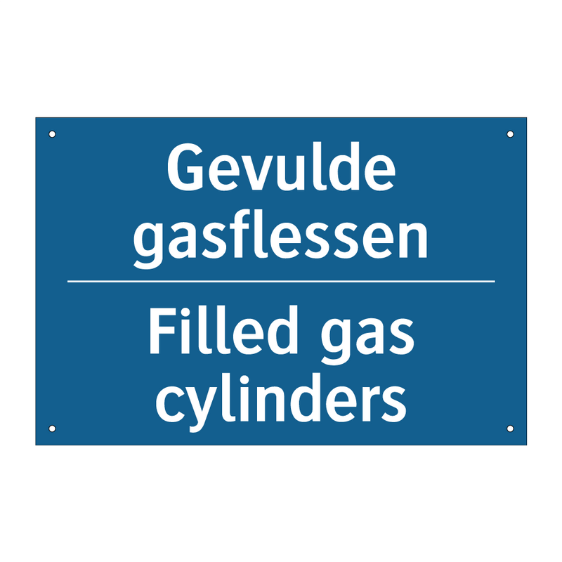 Gevulde gasflessen - Filled gas cylinders & Gevulde gasflessen - Filled gas cylinders