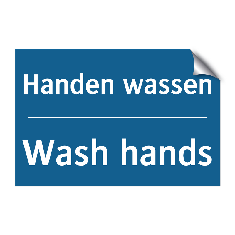 Handen wassen - Wash hands & Handen wassen - Wash hands & Handen wassen - Wash hands