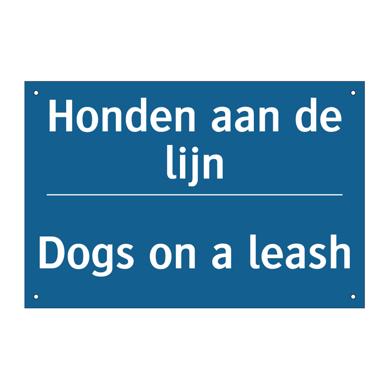 Honden aan de lijn - Dogs on a leash & Honden aan de lijn - Dogs on a leash