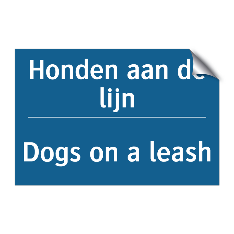 Honden aan de lijn - Dogs on a leash & Honden aan de lijn - Dogs on a leash