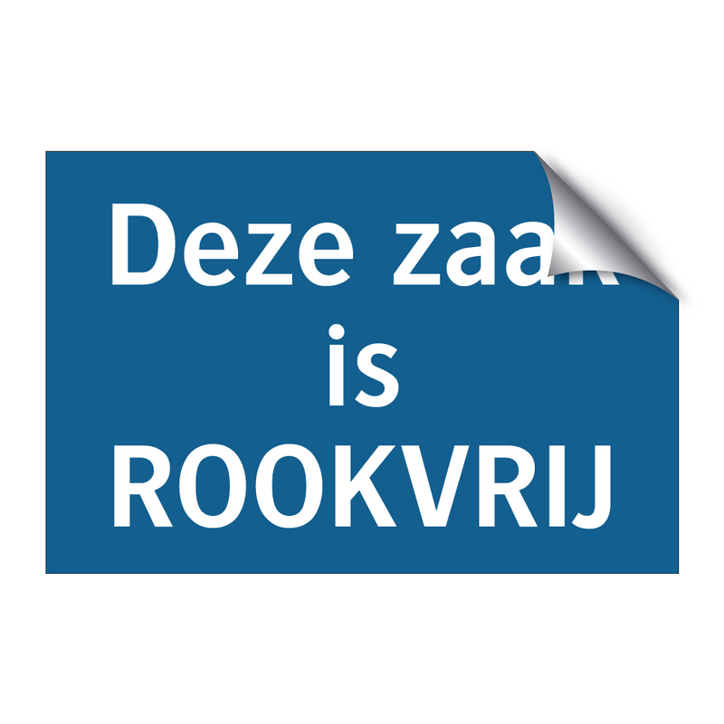 Deze zaak is ROOKVRIJ & Deze zaak is ROOKVRIJ & Deze zaak is ROOKVRIJ & Deze zaak is ROOKVRIJ