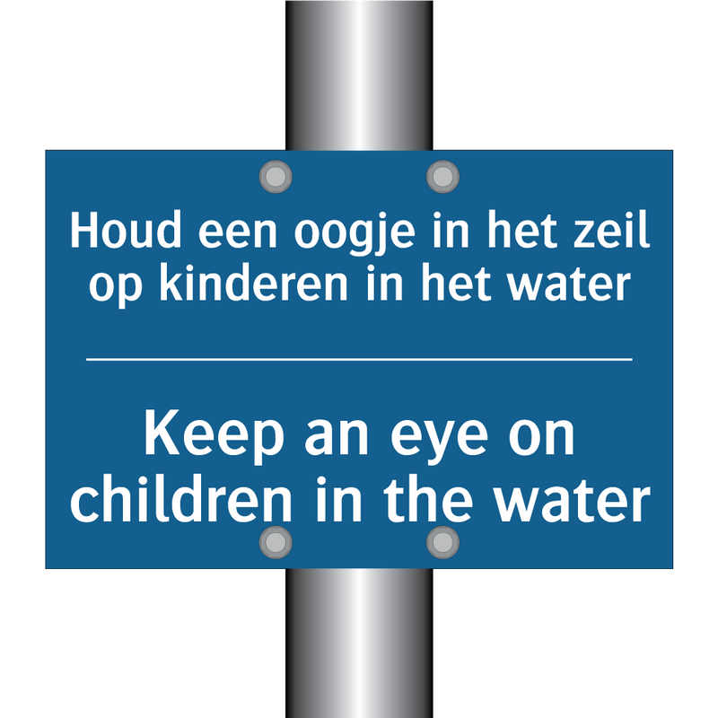 Houd een oogje in het zeil op /.../ - Keep an eye on children in the /.../