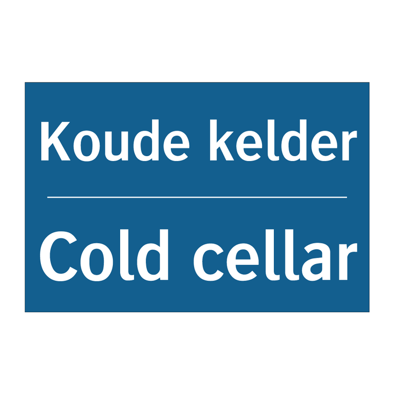 Koude kelder - Cold cellar & Koude kelder - Cold cellar & Koude kelder - Cold cellar