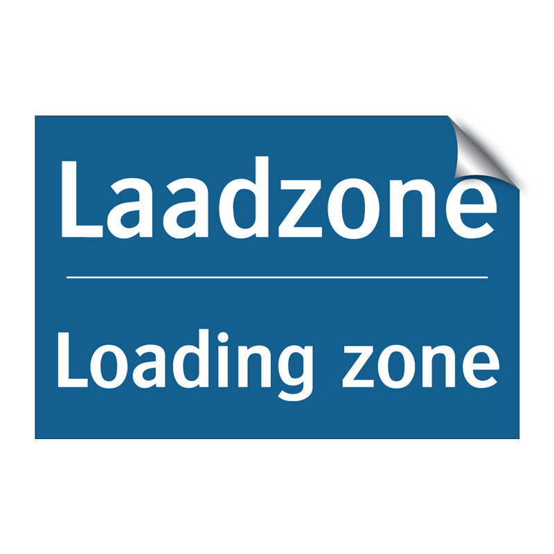 Laadzone - Loading zone & Laadzone - Loading zone & Laadzone - Loading zone