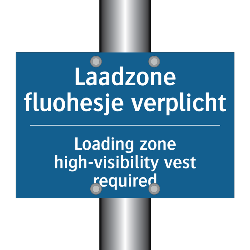 Laadzone fluohesje verplicht - Loading zone high-visibility vest /.../