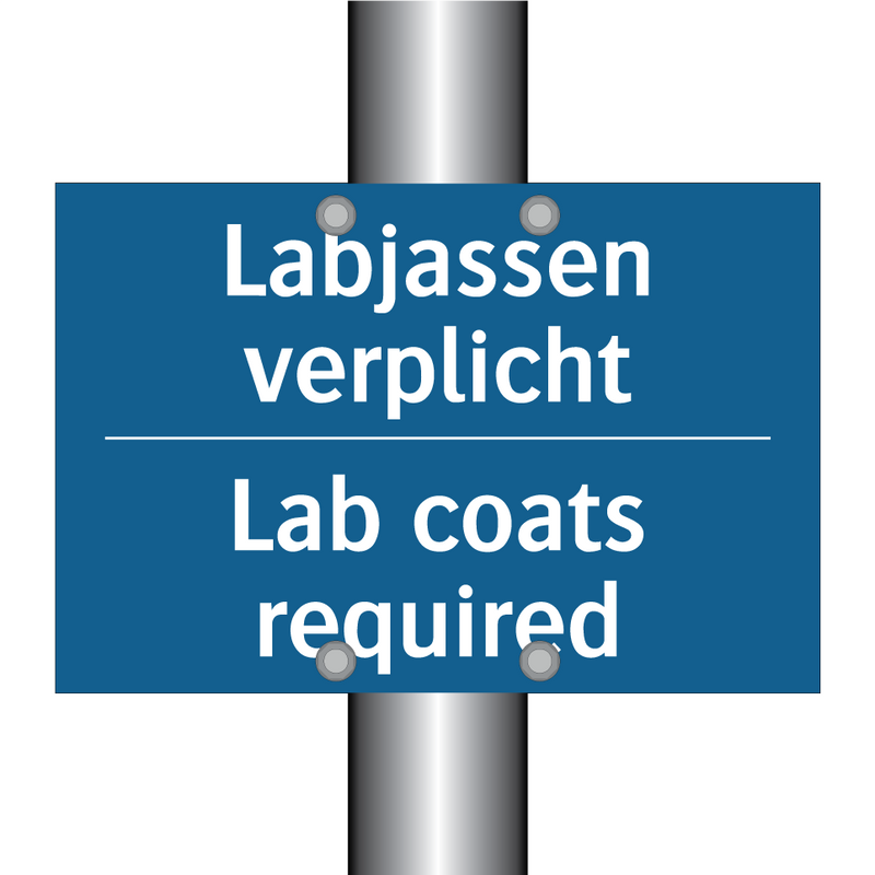 Labjassen verplicht - Lab coats required & Labjassen verplicht - Lab coats required