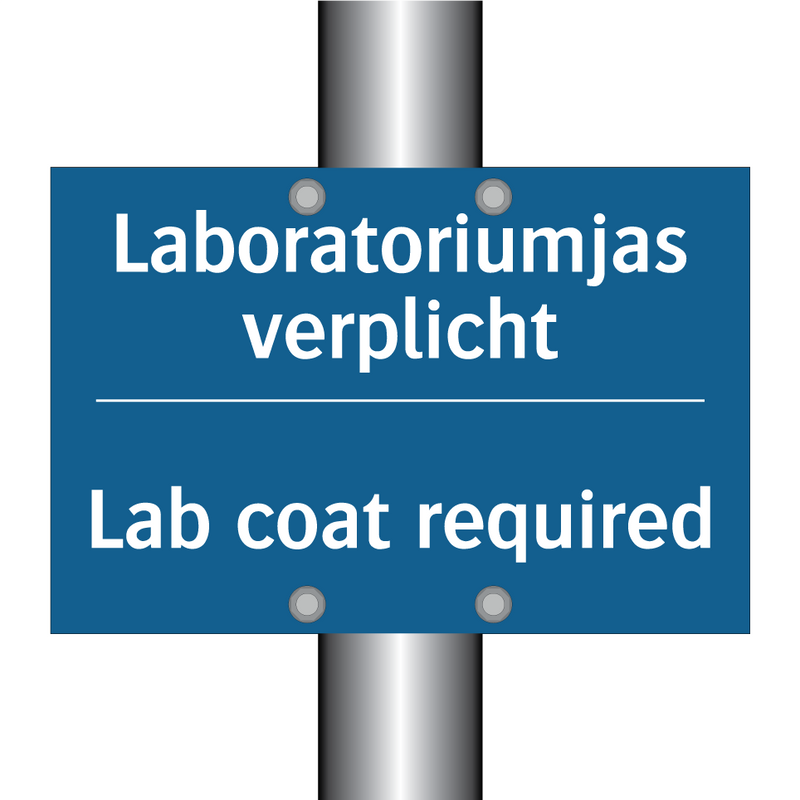 Laboratoriumjas verplicht - Lab coat required & Laboratoriumjas verplicht - Lab coat required