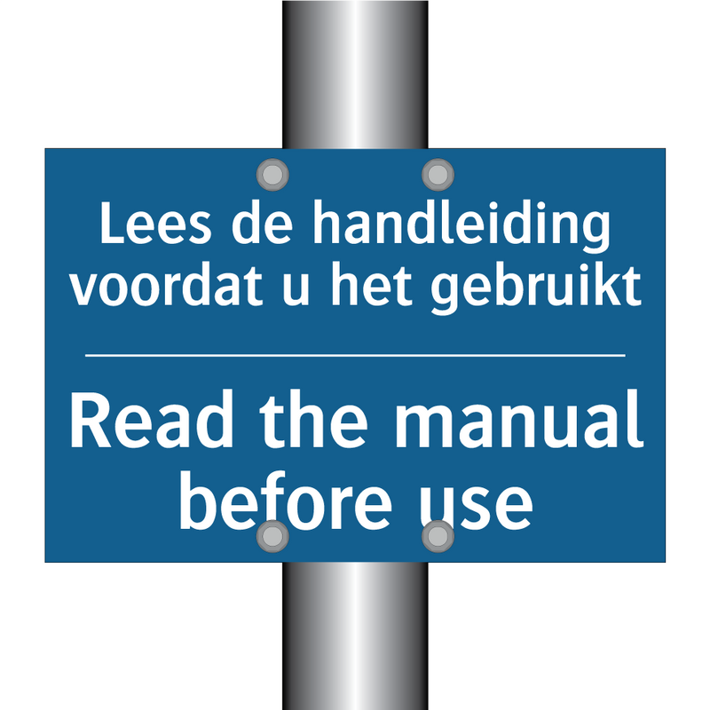 Lees de handleiding voordat u /.../ - Read the manual before use