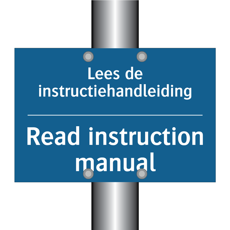 Lees de instructiehandleiding - Read instruction manual