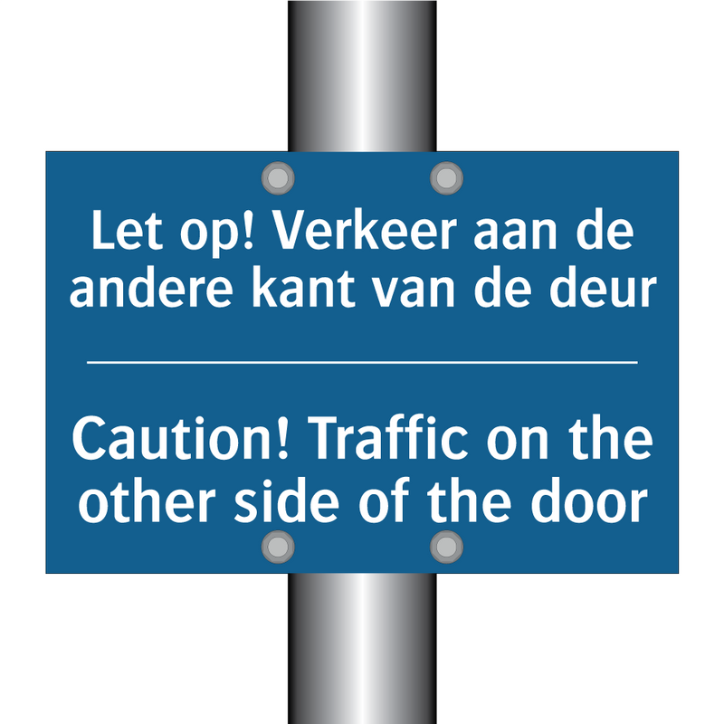 Let op! Verkeer aan de andere /.../ - Caution! Traffic on the other /.../