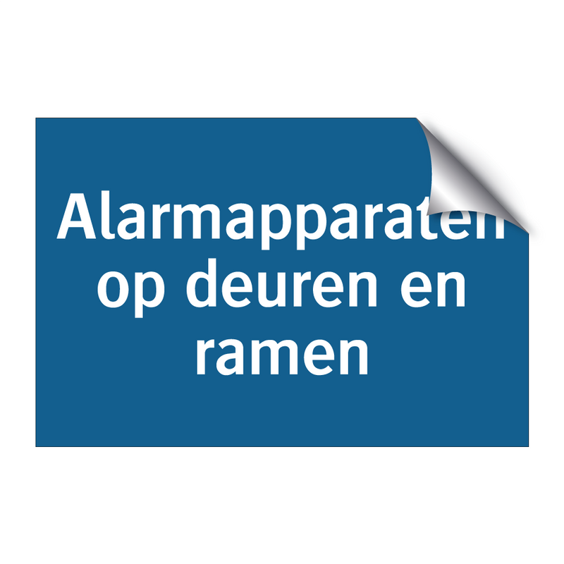 Alarmapparaten op deuren en ramen & Alarmapparaten op deuren en ramen