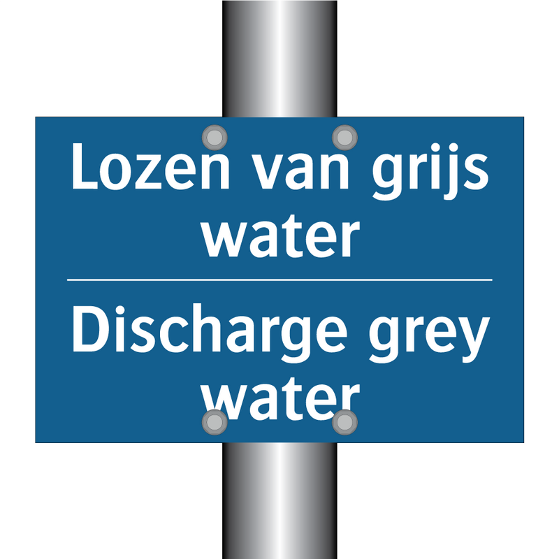 Lozen van grijs water - Discharge grey water & Lozen van grijs water - Discharge grey water