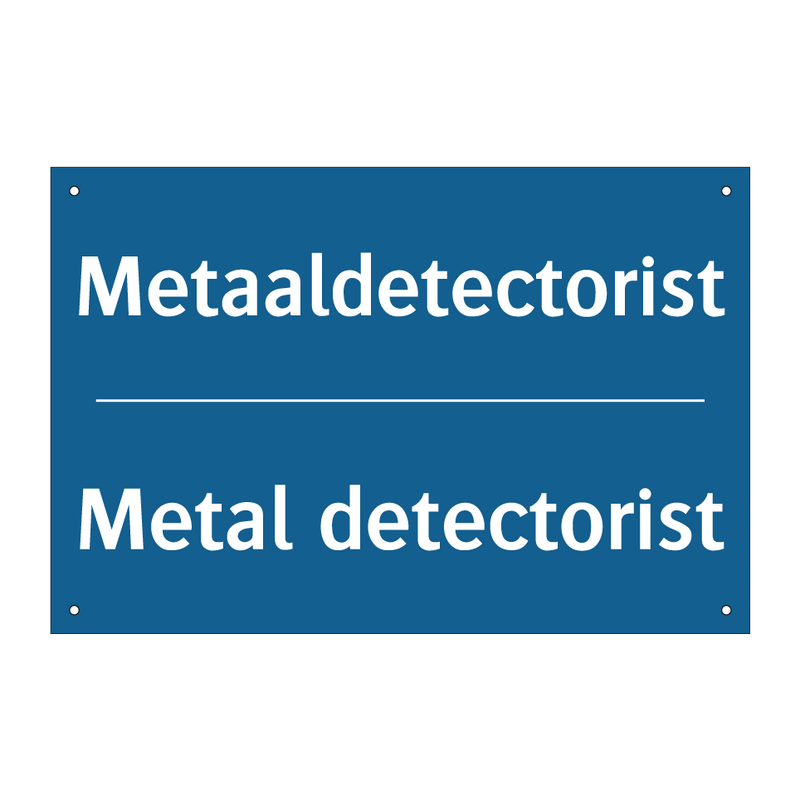 Metaaldetectorist - Metal detectorist & Metaaldetectorist - Metal detectorist