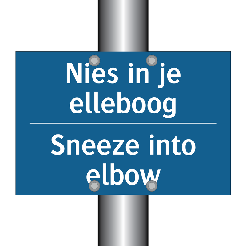 Nies in je elleboog - Sneeze into elbow & Nies in je elleboog - Sneeze into elbow