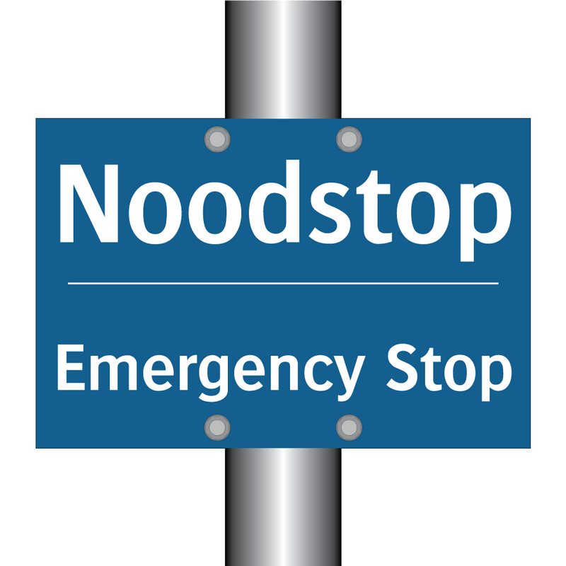 Noodstop - Emergency Stop & Noodstop - Emergency Stop & Noodstop - Emergency Stop