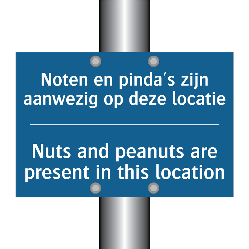 Noten en pinda's zijn aanwezig /.../ - Nuts and peanuts are present in /.../