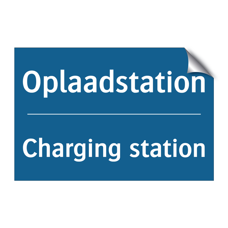 Oplaadstation - Charging station & Oplaadstation - Charging station