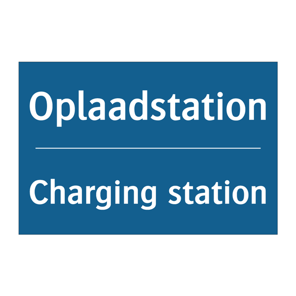 Oplaadstation - Charging station & Oplaadstation - Charging station