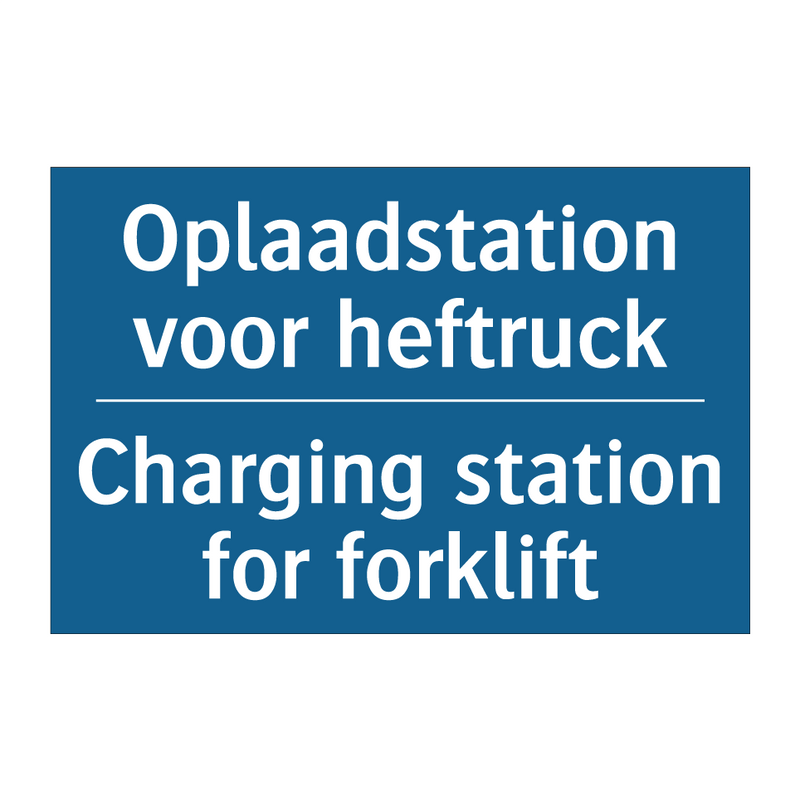 Oplaadstation voor heftruck - Charging station for forklift