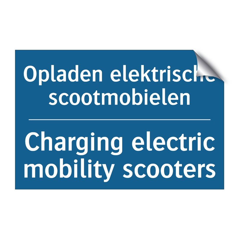 Opladen elektrische scootmobielen /.../ - Charging electric mobility scooters /.../