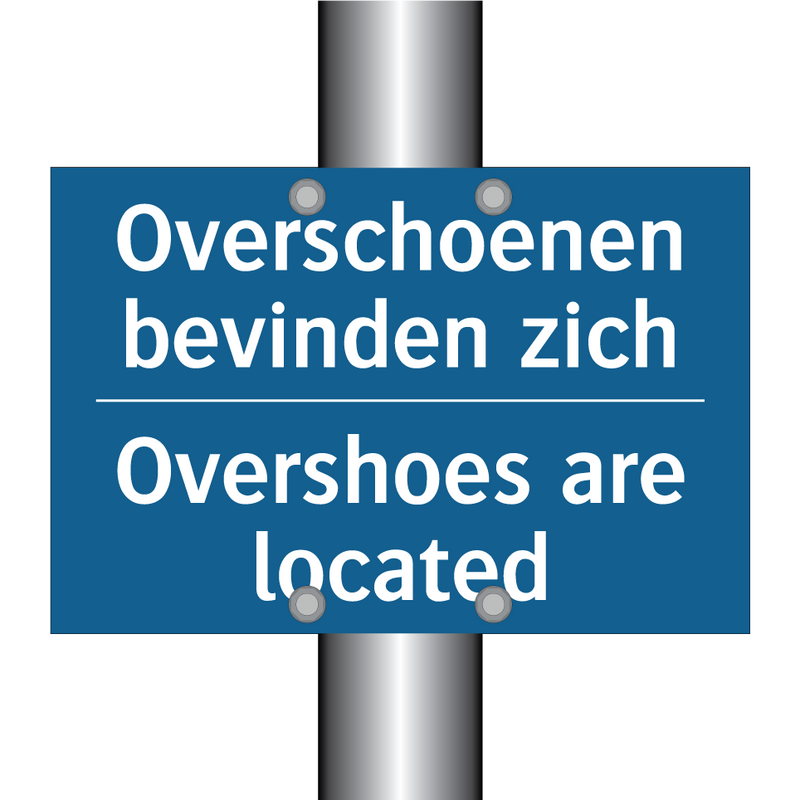 Overschoenen bevinden zich - Overshoes are located