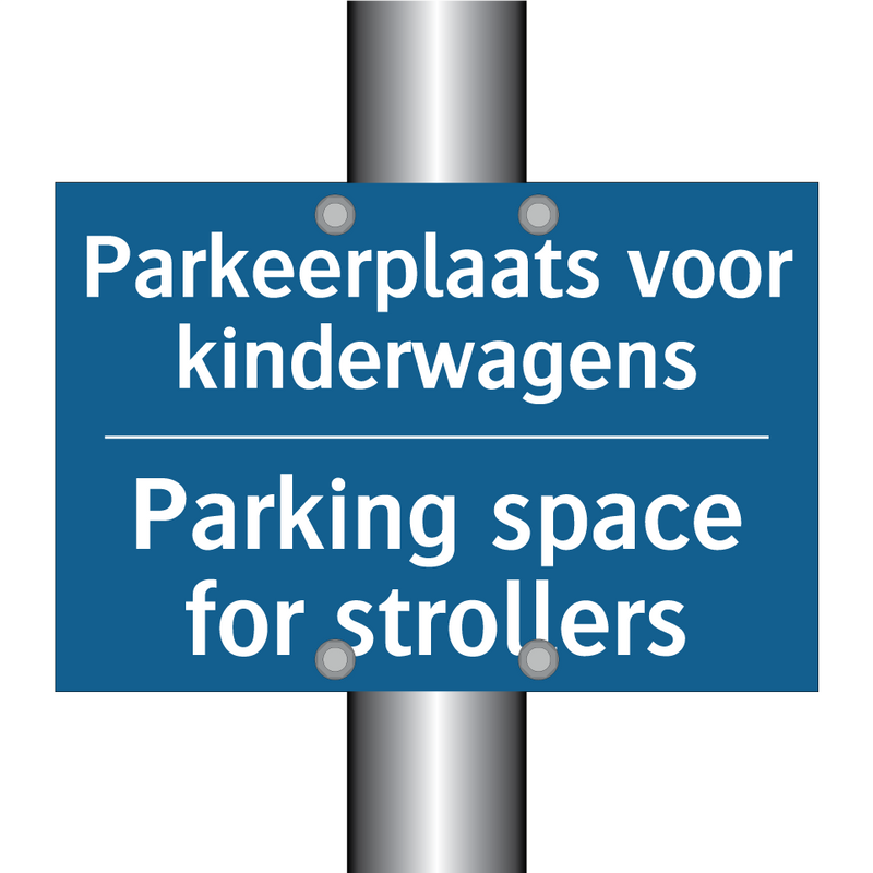 Parkeerplaats voor kinderwagens /.../ - Parking space for strollers