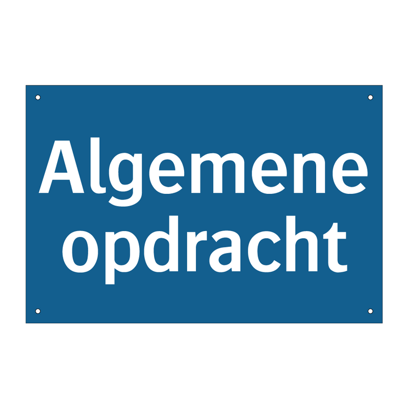 Algemene opdracht & Algemene opdracht & Algemene opdracht & Algemene opdracht & Algemene opdracht