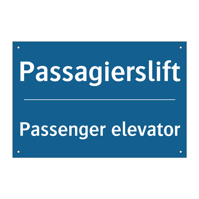 Passagierslift - Passenger elevator & Passagierslift - Passenger elevator