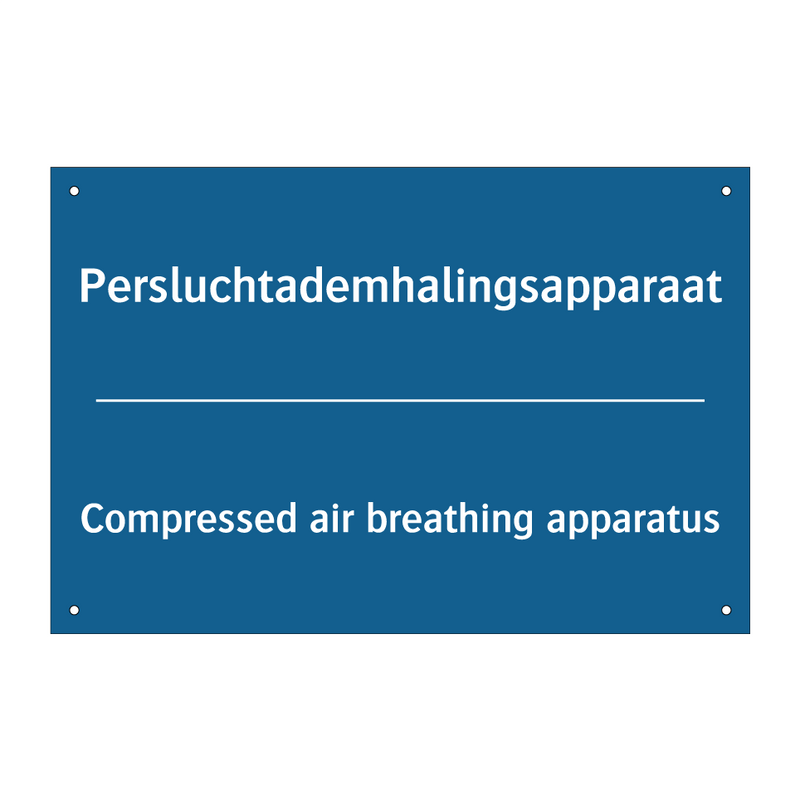 Persluchtademhalingsapparaat - Compressed air breathing apparatus /.../