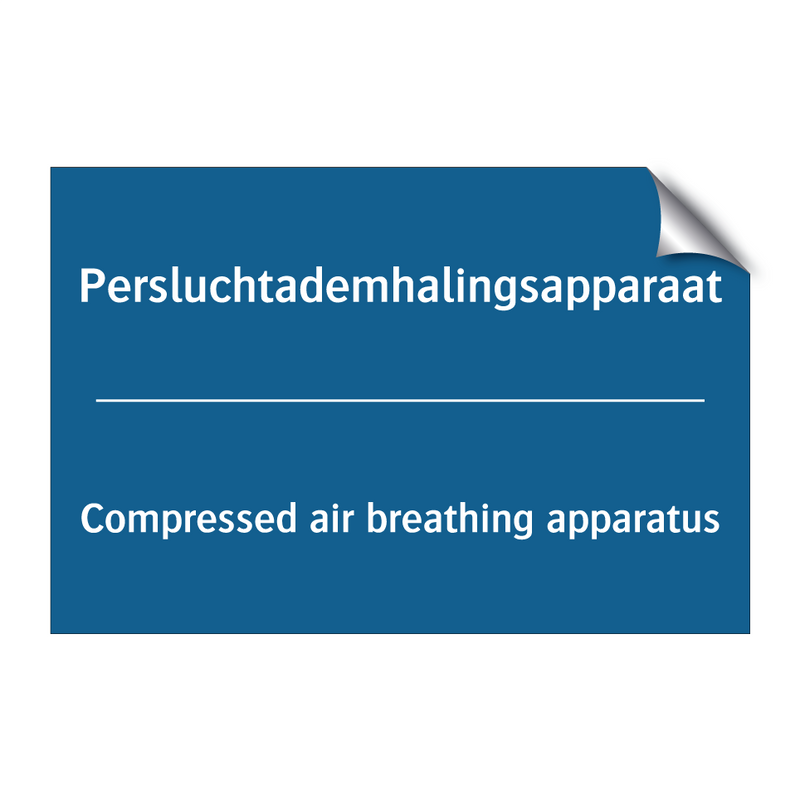 Persluchtademhalingsapparaat - Compressed air breathing apparatus /.../