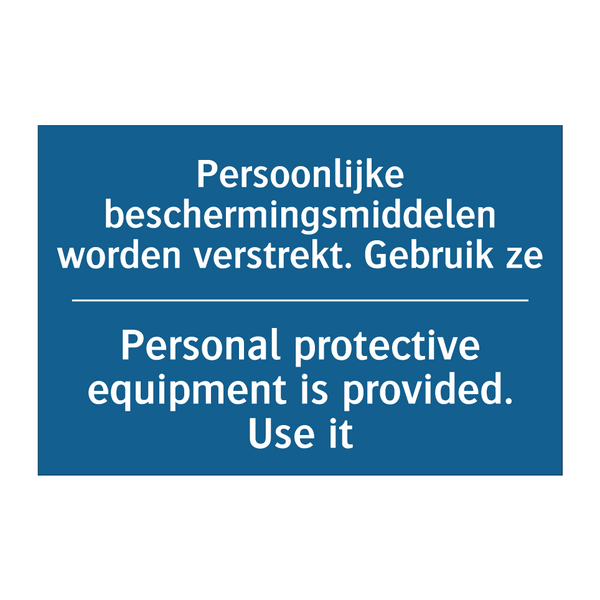 Persoonlijke beschermingsmiddelen /.../ - Personal protective equipment /.../