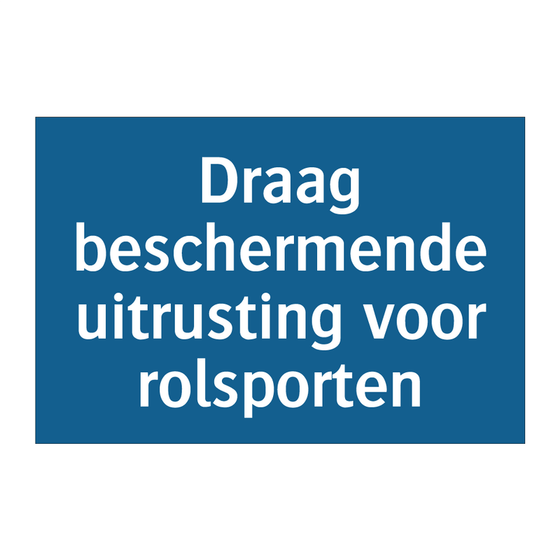 Draag beschermende uitrusting voor rolsporten & Draag beschermende uitrusting voor rolsporten