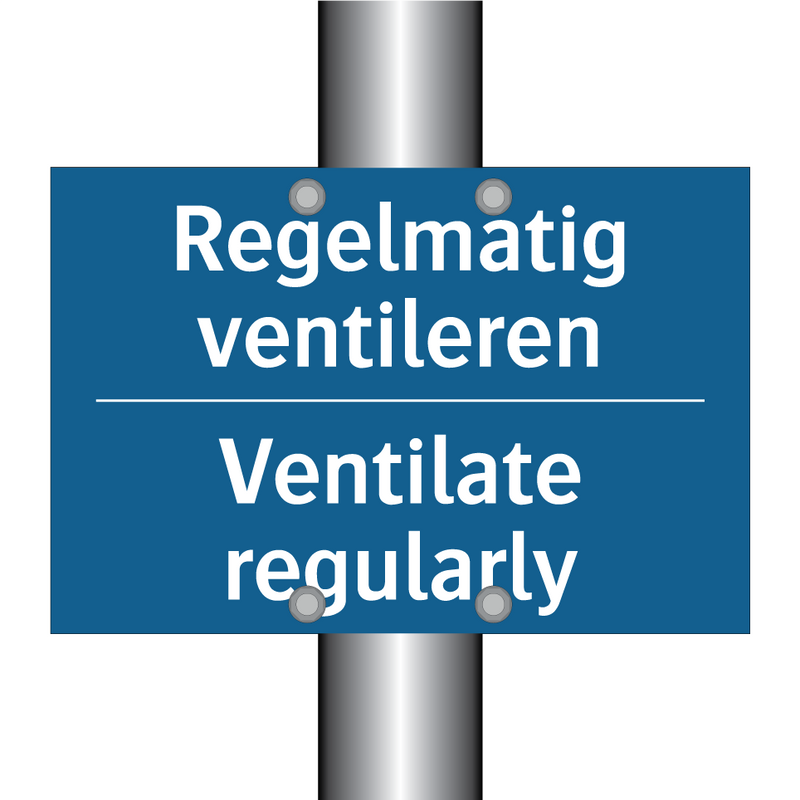 Regelmatig ventileren - Ventilate regularly & Regelmatig ventileren - Ventilate regularly