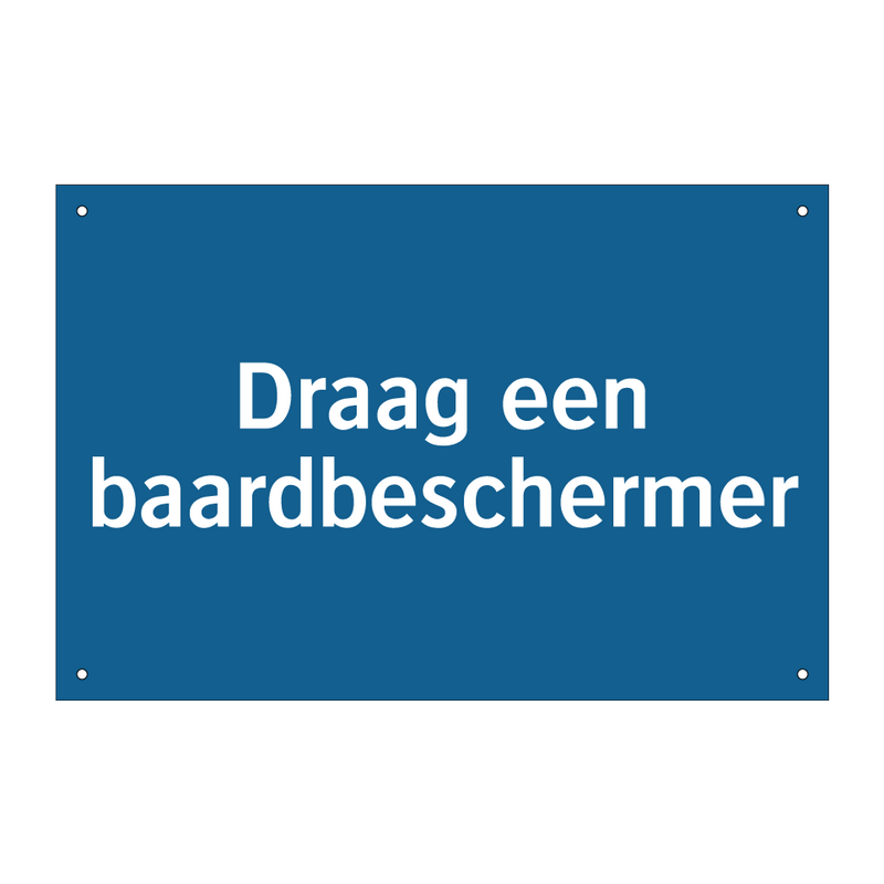 Draag een baardbeschermer & Draag een baardbeschermer & Draag een baardbeschermer