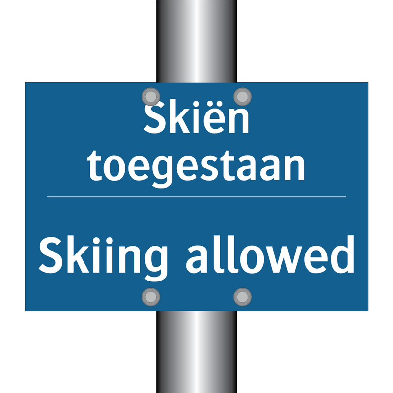 Skiën toegestaan - Skiing allowed & Skiën toegestaan - Skiing allowed