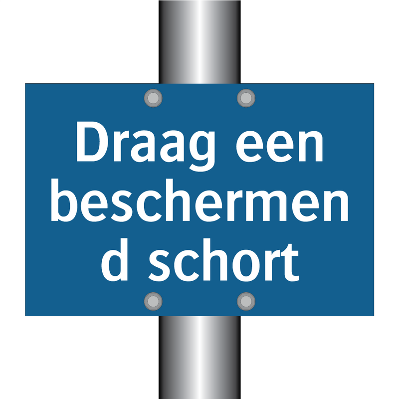 Draag een beschermend schort & Draag een beschermend schort & Draag een beschermend schort